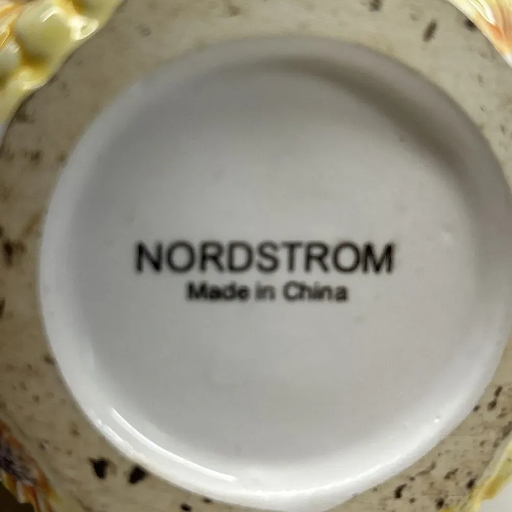 Vintage Nordstrom Sunflower‎ Tea Pot 5”X6 3/4”